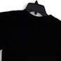 Womens Black Graphic Round Neck Short Sleeve Pullover T-Shirt Size Small image number 4