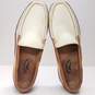 Tommy Bahama Oyster Beige Leather Boat Shoe Loafers Men's Size 11M image number 7
