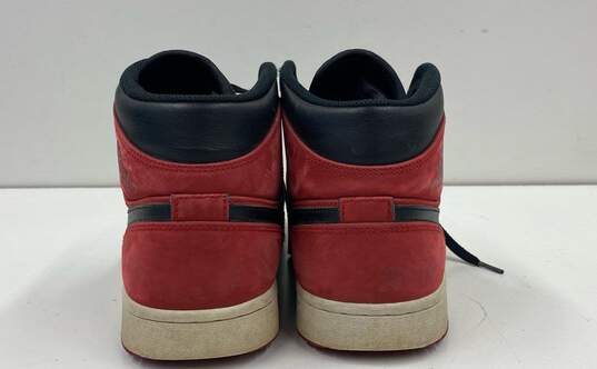 Nike Air Jordan 1 Mid Gym Red, Black Sneakers 554724-610 Size 10 image number 4