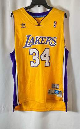 Adidas Lakers #34 Shaquille O'neal Jersey - Size Large