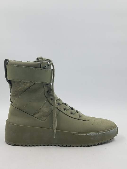 Fear of God Military Army Green Sneakers M 8 image number 1