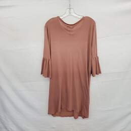 Current Elliot Mauve Purple Cotton Bell Sleeve T-Shirt Dress WM Size 2 NWT alternative image