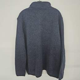 Blue 1/4 Zip Sweater alternative image