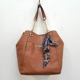Steve Madden Bwilde Tote Bag with Scarf Brown
