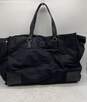Tory Burch Womens Ella Black Double Handle Inner Pockets Lined Tote Handbag image number 1