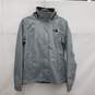 The North Face WM's Light Gray 100% Nylon & Polyester Lining Full Zip Jacket w Hood Size Sp image number 1