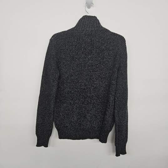 Grey Buttoned Up Sweater image number 2