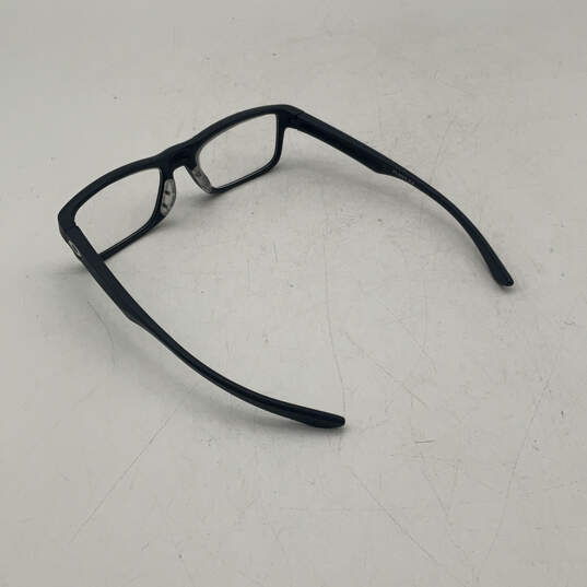 Mens Black Rectangle Full Frame Reading Eyeglasses With Black Case image number 2