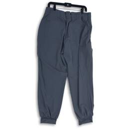 Chico's Womens Gray Pockets Tapered Leg Drawstring Jogger Pants Size 12R alternative image