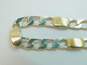 Tiffany & Co 925 Silver & 18K Yellow Gold Chain Bracelet With Dust Bag 15.9g image number 6