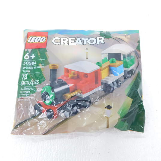 Sealed Lego Creator Holiday Christmas Packs Winter Holiday Train & Snowman image number 3