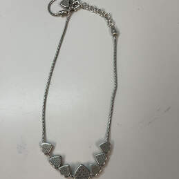 Designer Brighton Silver-Tone Heart Engraved Fashionble Statement Necklace alternative image