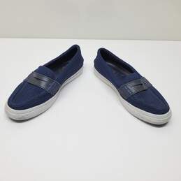 Wm Cole Haan Grand OS Navy Blue Loafers Sz 5B