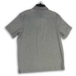 NWT Mens Gray Short Sleeve Spread Collar Polo Shirt Size Large alternative image