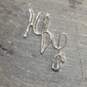Artisan Signed Sterling Silver Mountain Scene Cuff Bracelet - 15.4g image number 7