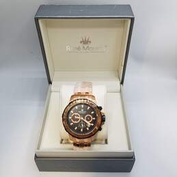 Rene Mauris No. 90105 Chronograph 46mm N10 Watch W/Box 189.0g