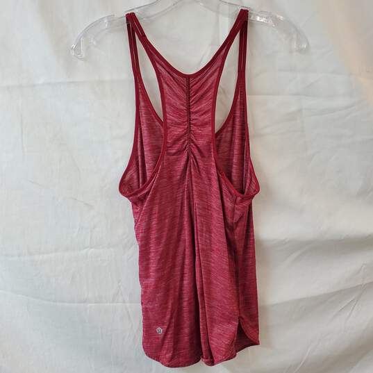 Lululemon Red Active Double Strap Tank Top Size 6 image number 2