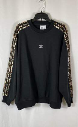 Adidas Black Crewneck Sweatshirt - Size Medium