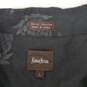 Neiman Marcus 100 % Rayon Black Floral Men's Short Sleeve Shirt  Size L image number 3