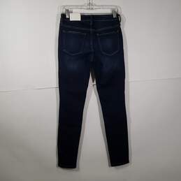 NWT Womens Super Stretch 5-Pocket Design Dark Wash Denim Skinny Leg Jeans Size 2 alternative image