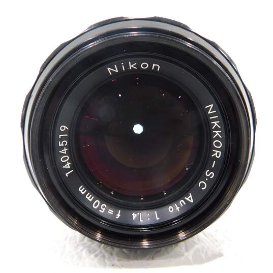Nikon F2 SLR 35mm Film Camera w/ 2 Lens Auto 1:1.4 50mm & 1:3.5 55mm image number 14