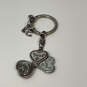 Designer Brighton Silver-Tone Faith Love Luck Heart Round Ring Key Chain image number 3