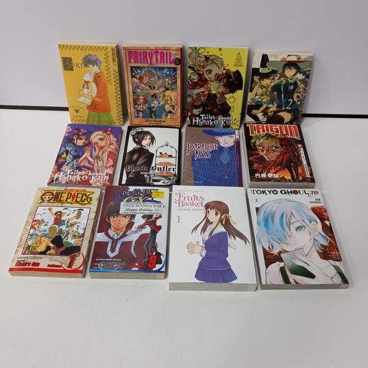 Bundle Of 12 Assorted Manga Books image number 1