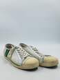 Authentic Gucci GG Striped White Trainers M 12G image number 3