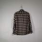 Mens Plaid Regular Fit Long Sleeve Collared Button-Up Shirt Size Medium image number 2