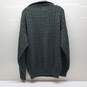 Men's Alpaca Wool Sweater Half Zip Pull Over Made in Peru Size M image number 3