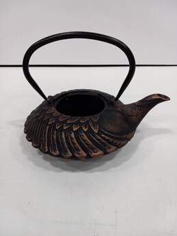 Vintage Japanese Cast Iron Pelican Tea Pot without Lid alternative image