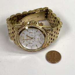 IOB Designer Michael Kors MK-5835 Gold-Tone Round  Dial Analog Wristwatch alternative image