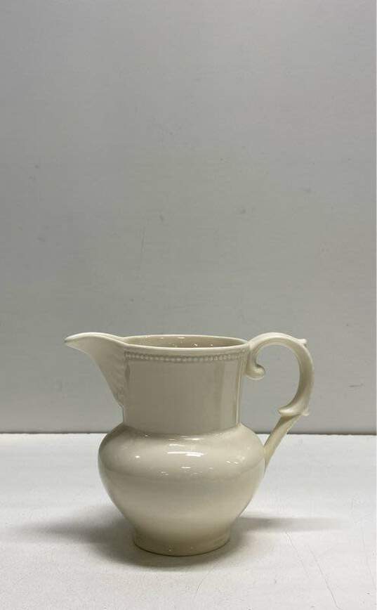 I. Godinger & Co. Tea Pot with 2 Creamers 3pc Ceramic Ivory White Tableware image number 5