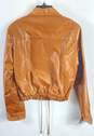 Golden State Women Brown Leather Jacket S image number 2