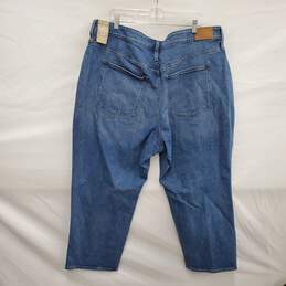NWT Madewell WM's Curvy Perfect Vintage Straight Blue Denim Jeans Size 24w X 27 alternative image