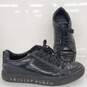 Philipp Plein Black Croc Embossed Leather Tusk Lace Up Sneakers Size 40 image number 1