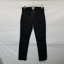 J. Crew Matchstick Black Cotton Skinny Jean WM Size 27 NWT