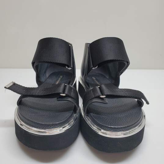 United Nude Delta Run Black and Silver Sandals Size 41 EU 9 US image number 2
