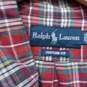 Ralph Lauren Custom Fit Men's Red/Green Plaid Button-Up Shirt Size M image number 4