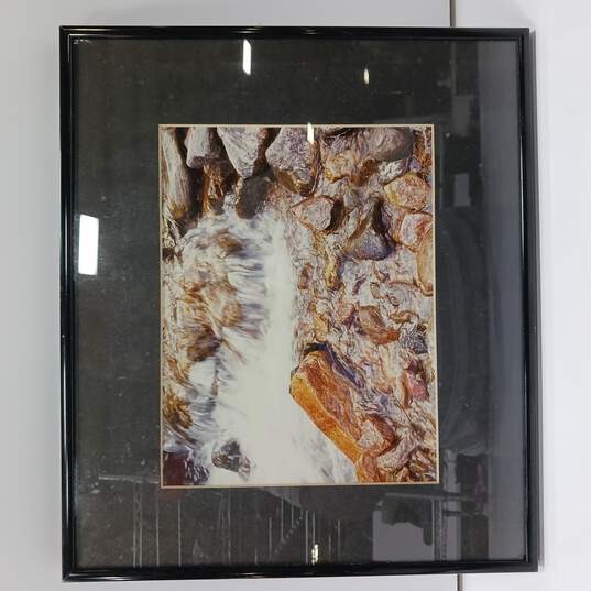 Framed Photograph of Rocks in a Creek by A. Byers image number 1