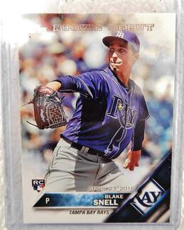 2016 Blake Snell Topps Rookie Debut Tampa Bay Rays alternative image