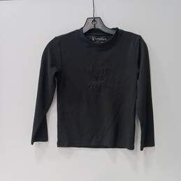 Spyder Youth Black Long-Sleeved Shirt Size S