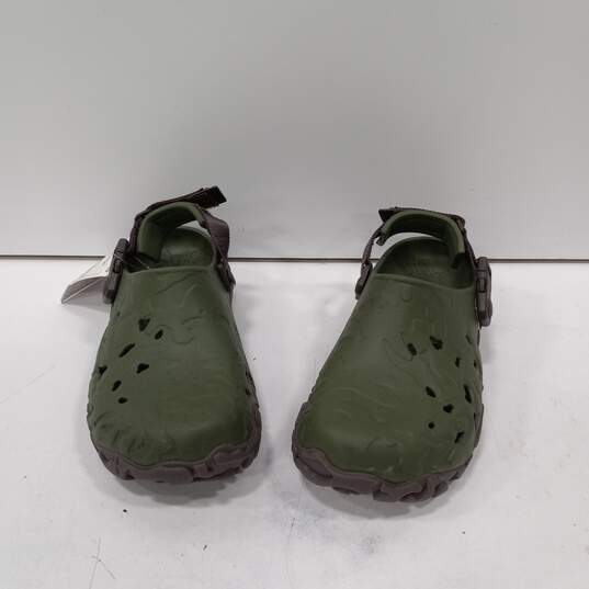 Men's Crocs All-Terrain Atlas Cogs Army Green Marketing Sample M6 W8 image number 2