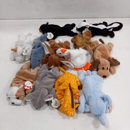 Lot of Assorted Beanie Babies Toys