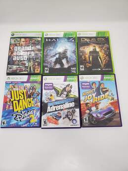 Lot of 6 Xbox 360 Game Disc ( Halo4) Untested