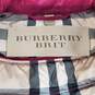 Burberry Brit Magenta Pink Puffer Vest Women's Size Medium - AUTHENTICATED image number 6