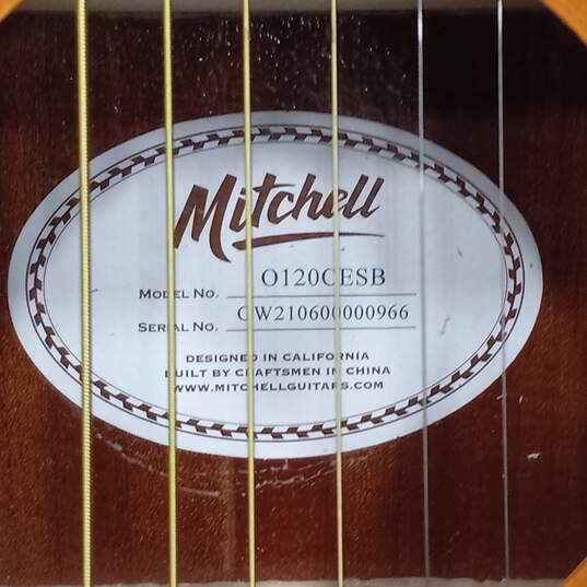 Mitchell Acoustic Guitar In Case w/ Picks & Stand image number 6