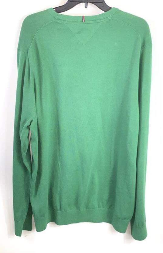 Tommy Hilfiger Men Green Crewneck Sweater XXL image number 2