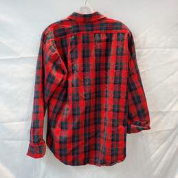 Sir Pendleton Long Sleeve Button Up Wool Flannel Shirt Size L alternative image