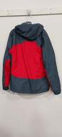Columbia Men's Red and Grey Hooded Jacket Size Large image number 2